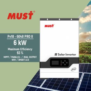 سانورتر 6 کیلووات، 48 ولت MUST مدل PV18-6048 PROll